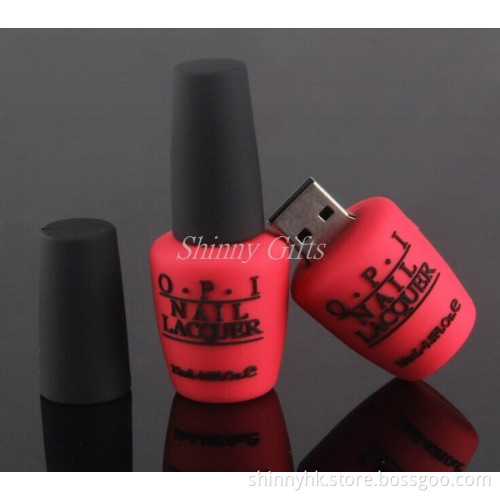 2015 New Promo Gifts Custom Nail Polish Shape USB Flash Drive 2.0